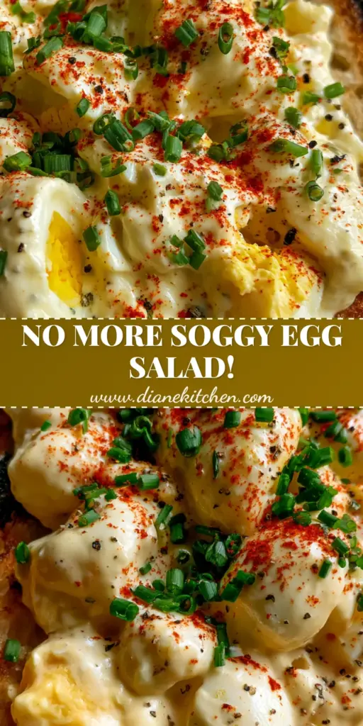 A thick, velvety egg salad sandwich served open-face on toasted sourdough with chives and paprika. (egg salad sandwich)